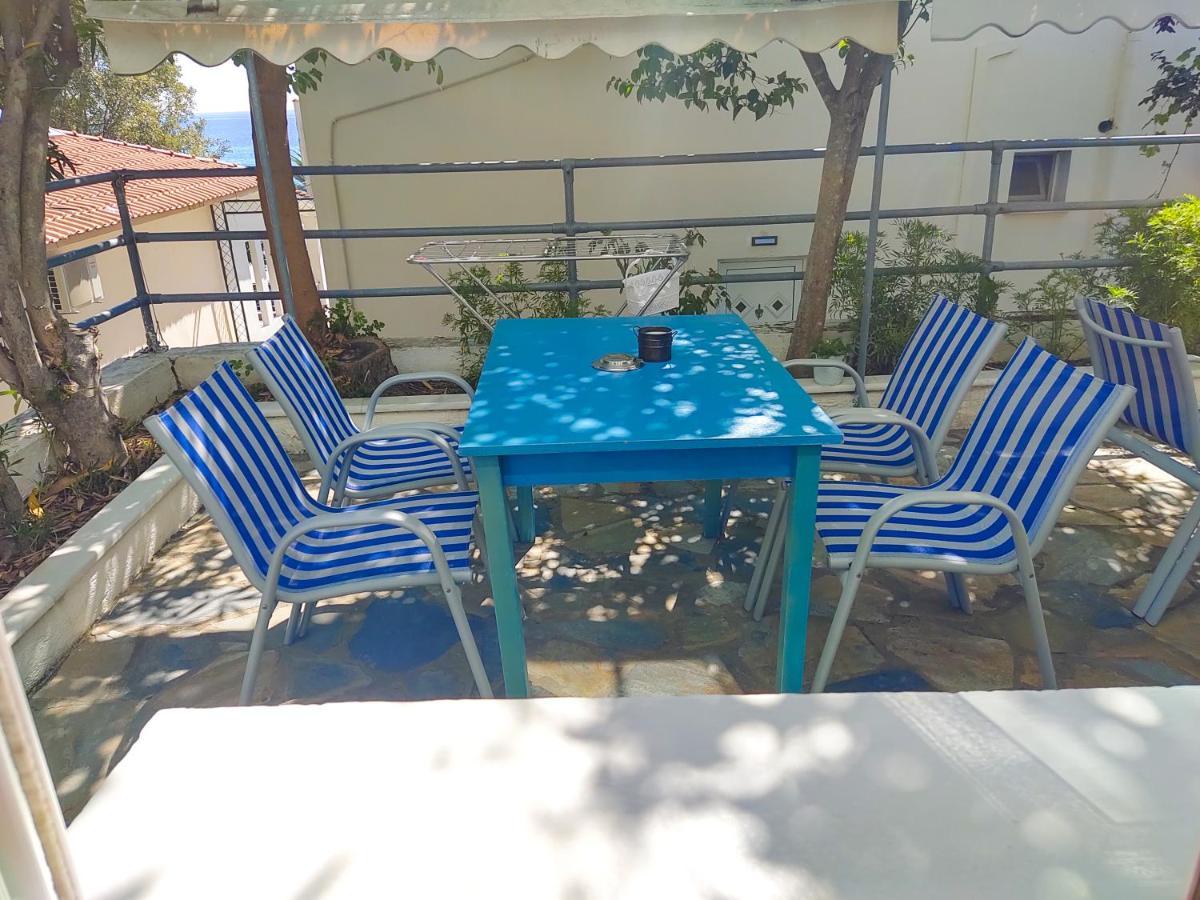 Ellinas Hotel Chrysi Ammoudia Buitenkant foto