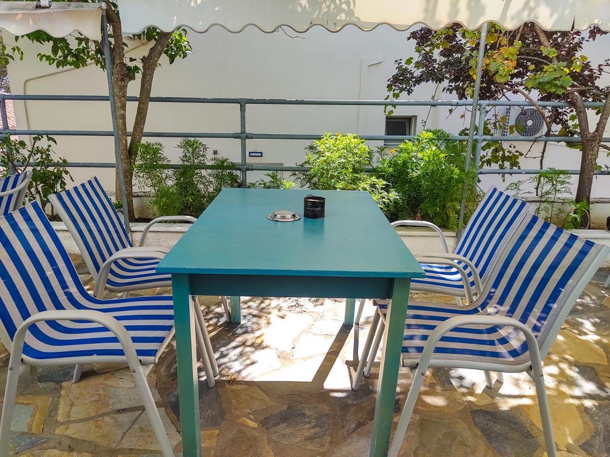 Ellinas Hotel Chrysi Ammoudia Buitenkant foto