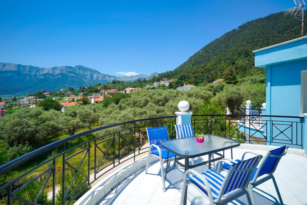 Ellinas Hotel Chrysi Ammoudia Buitenkant foto